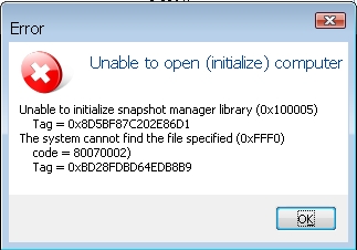 acronis true image installation failed disk error